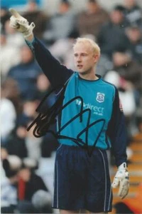 CARDIFF & ASTON VILLA: PETER ENCKELMAN SIGNED 6x4 ACTION PHOTO + COA - Bild 1 von 1