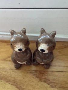 Vintage Squirrel Salt And Pepper Shakers Animal - Picture 1 of 6
