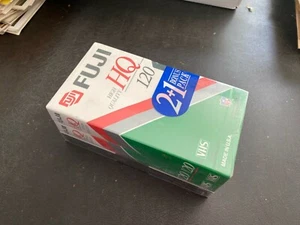 Fuiji VHS 3 Pack Video Tapes  Brand New and Sealed (2) HQ 120, (1) Super HQ 120 - Picture 1 of 3