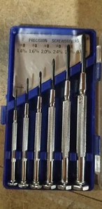 Mini Präzisions Schraubendreher Sets mit Koffer, 2 Sets - gerade - philips  - Bild 1 von 4