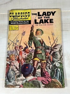 Classics Illustrated # 75 The Lady of the Lake  Sept 1950 - Picture 1 of 6