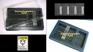 Caja de almacenamiento de memoria DDR Estuche para DDR5 DDR4 DDR3 5 bandejas se adapta a 250 módulos DIMM Nuevo - Imagen 1 de 7