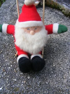 Vintage 1986 Hallmark Santa Claus Stuffed Plush Doll 8" Christmas Toy - Picture 1 of 4