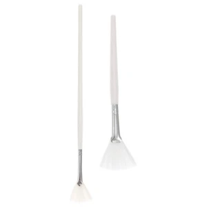 2 Pcs Fruit Acid Brush Fan Shaped Facial Mask Applicator Miss Travel Brushes - Bild 1 von 11