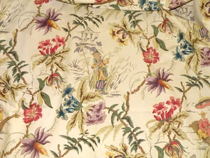 Schumacher Tangtze Chinoiserie tessuto di design di fascia alta - Foto 1 di 3