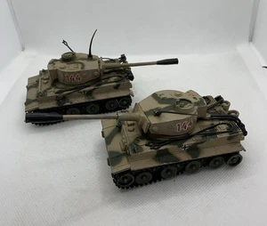 2 x Corgi 70er Jahre Panzer Tiger 1 Made Hong Kong 144 Diecast Vintage Sammlerstücke - Bild 1 von 5