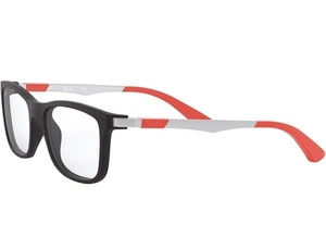 Ray Ban junior RJ RB1549 3652 Black Squared Kid's Eyeglasses - Picture 1 of 3