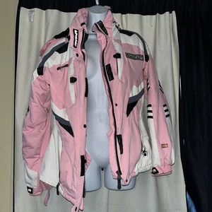 Tuta da sci snowboard donna SPYDER giacca pantalone rosa isolato L - Foto 1 di 8