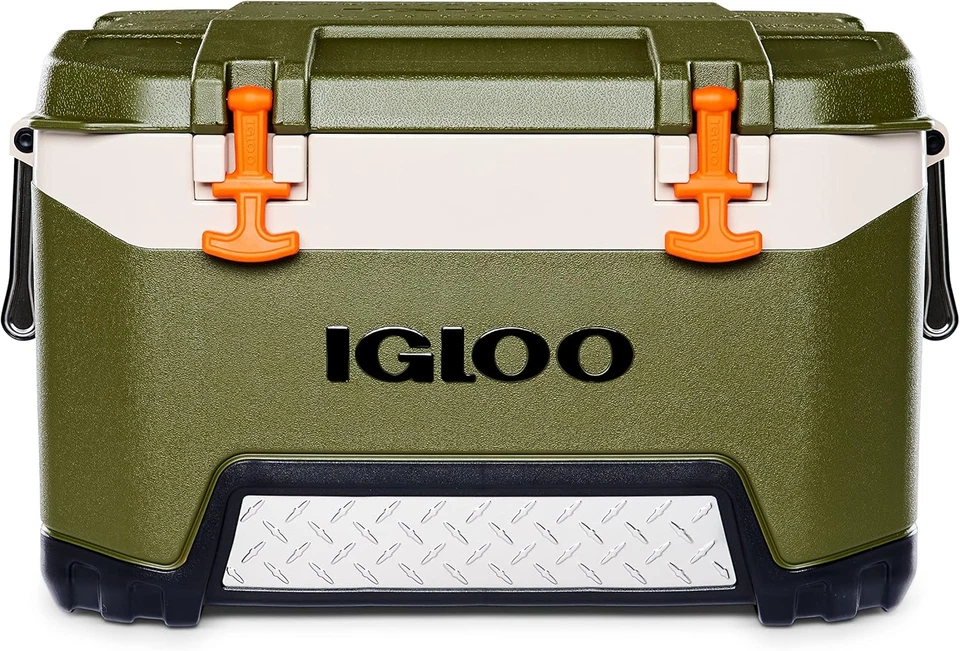 Igloo BMX 52 Quart Cooler With Cool Riser Technology Fish Ruler and Tie-down P