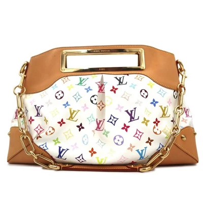 Authentic Louis Vuitton x Murakami Judy MM Bag White Multicolor Monogram Canvas - Image 1 of 4