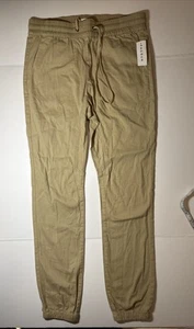 Pac Sun Pants Men's Med Tan Drawstring Khaki Joggers Lounge Pants NWT $49.95 - Picture 1 of 10
