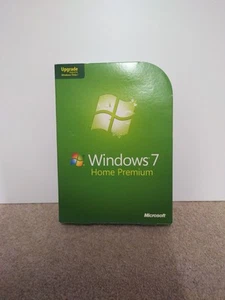 Windows 7 Home Premium Upgrade DVD 32 & 64-Bit - With Product Key. VGC - Photo 1/4