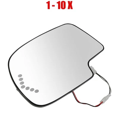 Espelho retrovisor esquerdo vidro seta compatível com 03-07 Chevy Silverado GMC 1-10PCS - Imagem 1 de 4