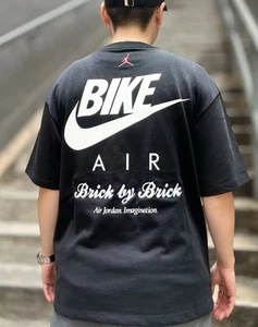 Nike Jordan x Nigel Sylvester Black Bike M Air T-Shirt Trend Unisex - Picture 1 of 7