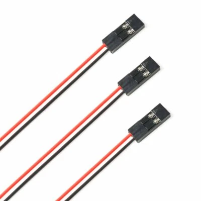 2Pin Plastic Shell + 2.54mm Pitch DuPont Cable Connect Wire Kits 10cm 20cm 30cm