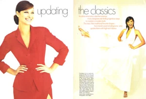 1992 Arthur Elgort Christy Turlington EDITORIAL DE LA REVISTA - Actualización de los clásicos - Imagen 1 de 3