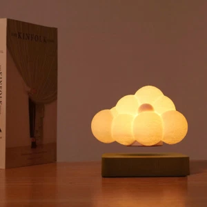 Lampada Nuvola Galleggiante 3D Luce Notturna Levitante Magnetica Galleggiante Decorazione Casa - Foto 1 di 9