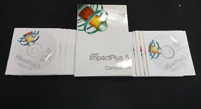 Serif Impactplus 5 Program CD resource cd companion book Joblot - Image 1 of 4