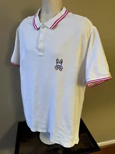 Psycho Bunny New York Men's Polo Shirt (XL) White - Picture 1 of 5