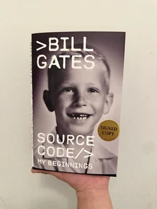 Bill Gates Source Code, My Beginnings Signed HC Book Autographed - IN HAND - Picture 1 of 2
