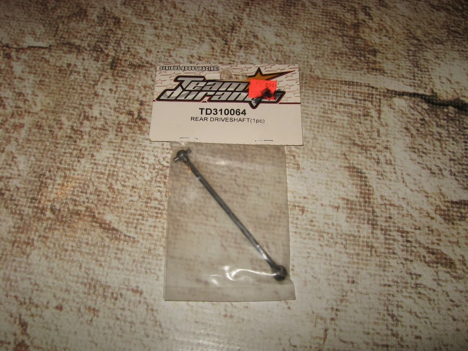 Vintage RC Durango Rear Drive Shaft Steel Black (1) TD310064 310064 - Image 1 of 1