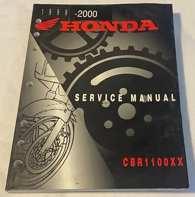 HONDA OEM Genuine Factory Service Repair Manual 99-00 CBR1100XX Super Blackbird - Imagem 1 de 4