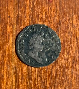 ENGLAND WILLIAM & MARY 1691 MAUNDY 1 PENNY/1 PENCE SILVER COIN, XF - Picture 1 of 2