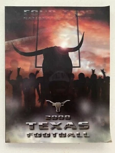 ¡Anuario del programa de fútbol americano universitario de la NCAA 2008 Universidad de Texas Longhorns! - Imagen 1 de 2
