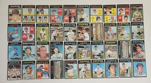 1971 Topps Baseball (40) Trading Cards Lot Team Cards Rookie Cards RC Commons + - Picture 1 of 4