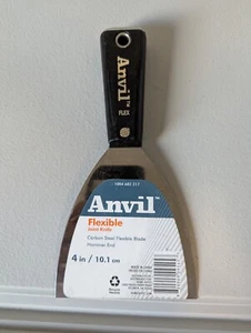 ANVIL 4” Hammer-End Steel Flexible Blade Joint Knife With Plastic Handle - Picture 1 of 2