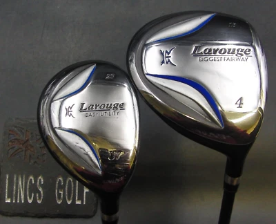 Juego de 2 varillas de grafito regulares híbridas Larouge Easy Utility 18° 4 de madera y 25° 7 Foto 1 de 4