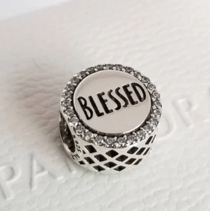 Pandora Blessed Silver Authentic Charm, New in a gift box - Picture 1 of 5
