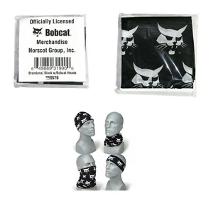 Bobcat Logo Brandana Black - Beanie, Headband, Mask, Neck Scarf+ - Picture 1 of 3