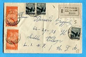 1947 P.AEREA CINQUANTENARIO RADIO £.20 DUE ESEMPLARI + DEM.£.10 X TRE  (803020) - Picture 1 of 1