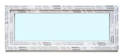 ABC - FENSTER Kunststofffenster Fenster Salamander, 150x60 cm bxh, weiß