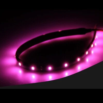 10x Purple LED Strips Flexible Tape 1ft Light Bar Bright Bike/Car/Truck 12VDC - Image 1 of 4