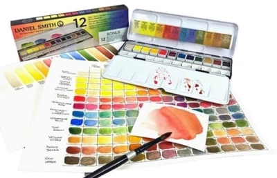 Daniel Smith xtra Fine™ Watercolors 12 colors *bonus arches+12ct brushes free* - Image 1 of 4