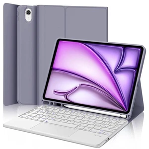 JADEMALL Clavier avec Trackpad pour iPad Air 11 Pouces M2 2024 AZERTY Français - Photo 1/24