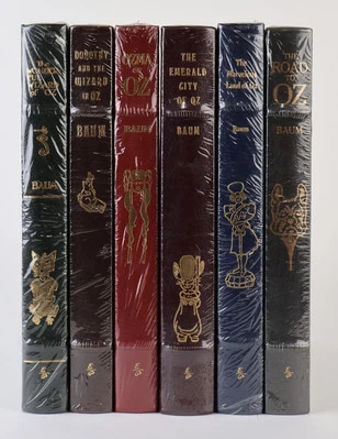 L Frank Baum / WONDERFUL WIZARD OF OZ THE MARVELOUS LAND OF OZ OZMA OF OZ 1st ed - Image 1 of 2