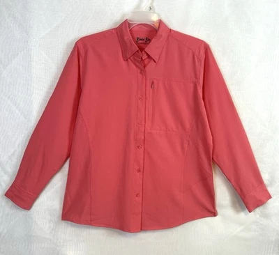 Camisa deportiva Bimini Bay Outfitters mujer manga larga botón delantero aire libre/lg Foto 1 de 4