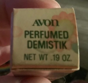 Vtg Avon Demistik Hawaiian White Ginger .19 Oz NIB Solid Wind Up Perfume 70’s/80 - Picture 1 of 8
