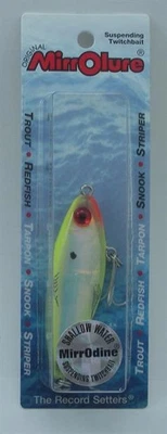 L&S Mirrolure 17MR-CH Mirrodine Suspending Twitchbait 3/8 oz 2.75" 2 Ganchos Foto 1 de 3
