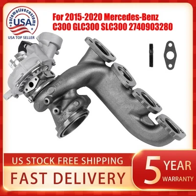 OEM Turbo Turbocharger for 2015-2020 Mercedes-Benz C300 C350e 2.0L 2740903580 .. Foto 1 de 4