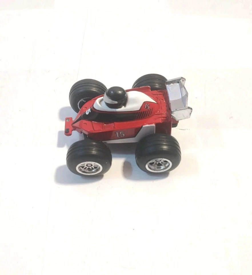 Diecast Friction Car New Ray 2.5" 2002 Red #15 Race Car Pull Back and Go Ty28 - Image 1 of 3