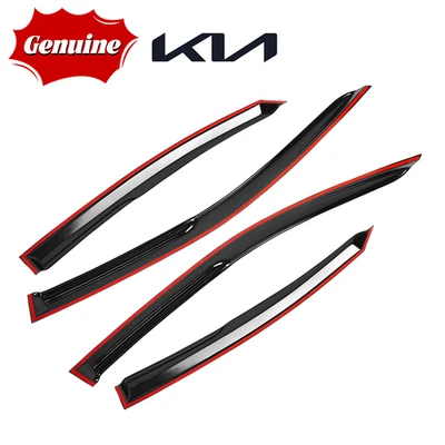 Viseras de ventana originales Kia Forte 2019-2024 estilo JDM Mugen protectores de lluvia deflector Foto 1 de 4