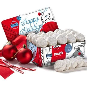 David’s Cookies Winter Wonderland Butter Pecan Meltaway Tin -... - Bild 1 von 6