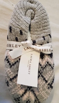 Calcetines Zapatilla Laura Ashley S/M Zapato Talla 6-7 Gris Rosa Nuevos con Etiquetas Foto 1 de 4