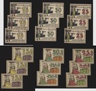 Blumenthal  3x 25 Pfennig ,  3x 50 Pfennig ,  3x 75 Pfennnig  Notgeld   GM 123