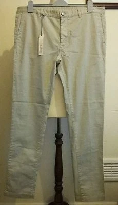 Pantalón Chino MAURO GRIFONI Beige Hecho en Italia 54 Reino Unido 36 Foto 1 de 4