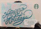 STARBUCKS 🇰🇷 KOREA CARD 2018" HAPPIEST of HOLIDAYS " A BEAUTY~GREAT PRICE ~NEW